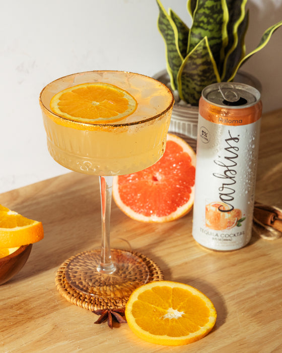Blushing Spice Cocktail with Tequila & Carbliss