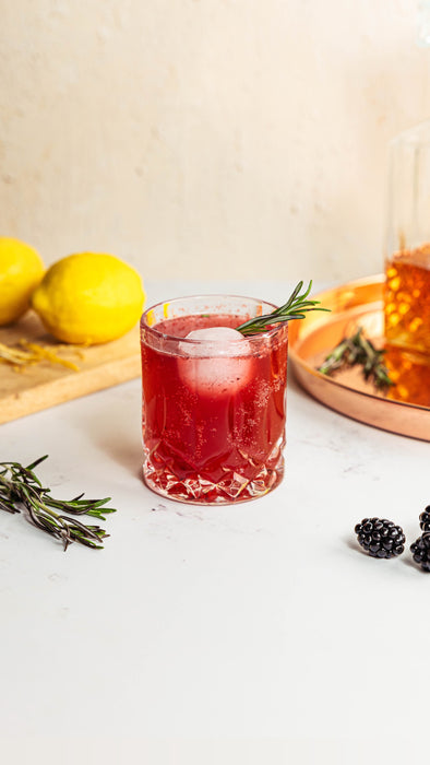 Bourbon Berry Smash with Carbliss Black Raspberry