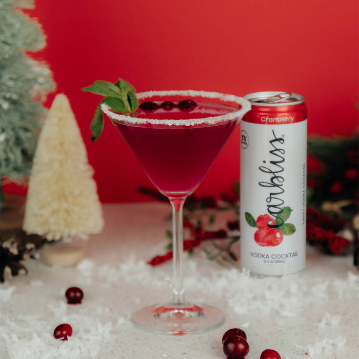 The Mistletoe Cocktail with Cranberry Carbliss Cheer