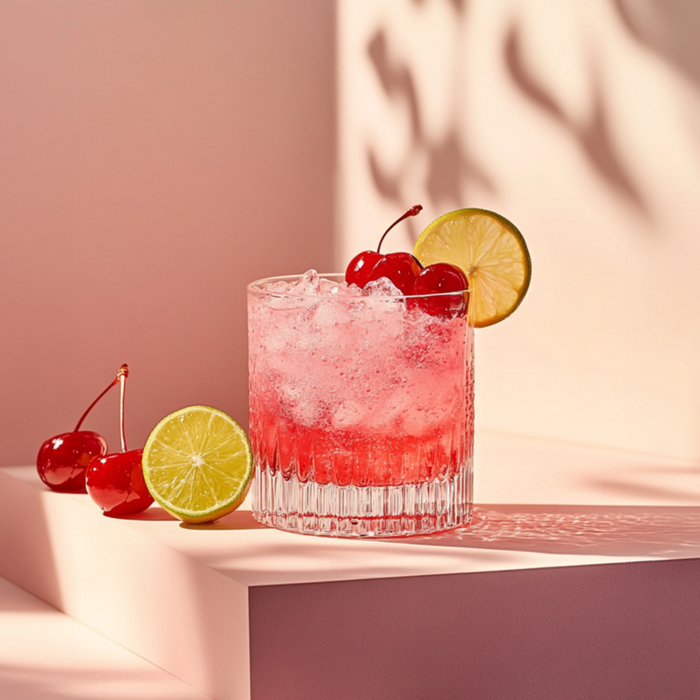 Cherry Lime Fizz with Dr. Cherry and Lemon Lime Carbliss