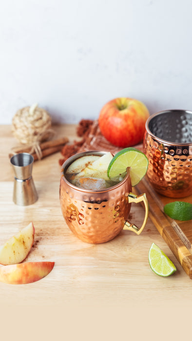 Crisp Apple Cider Mule with Vodka, Lime, and Carbliss