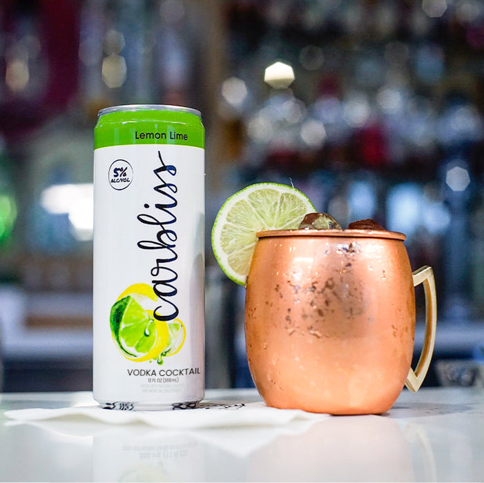 American Mule Cocktail with Carbliss Lemon-Lime