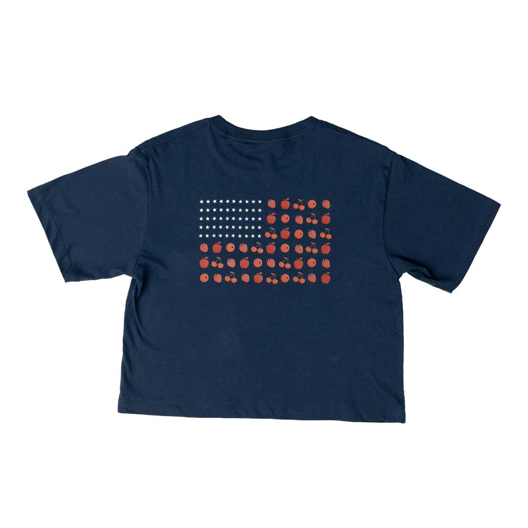 Americana Crop Tshirt