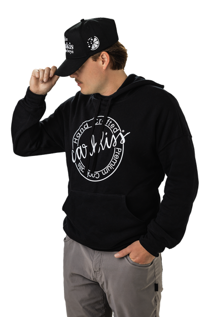 Man wearing Blisskis hat side view
