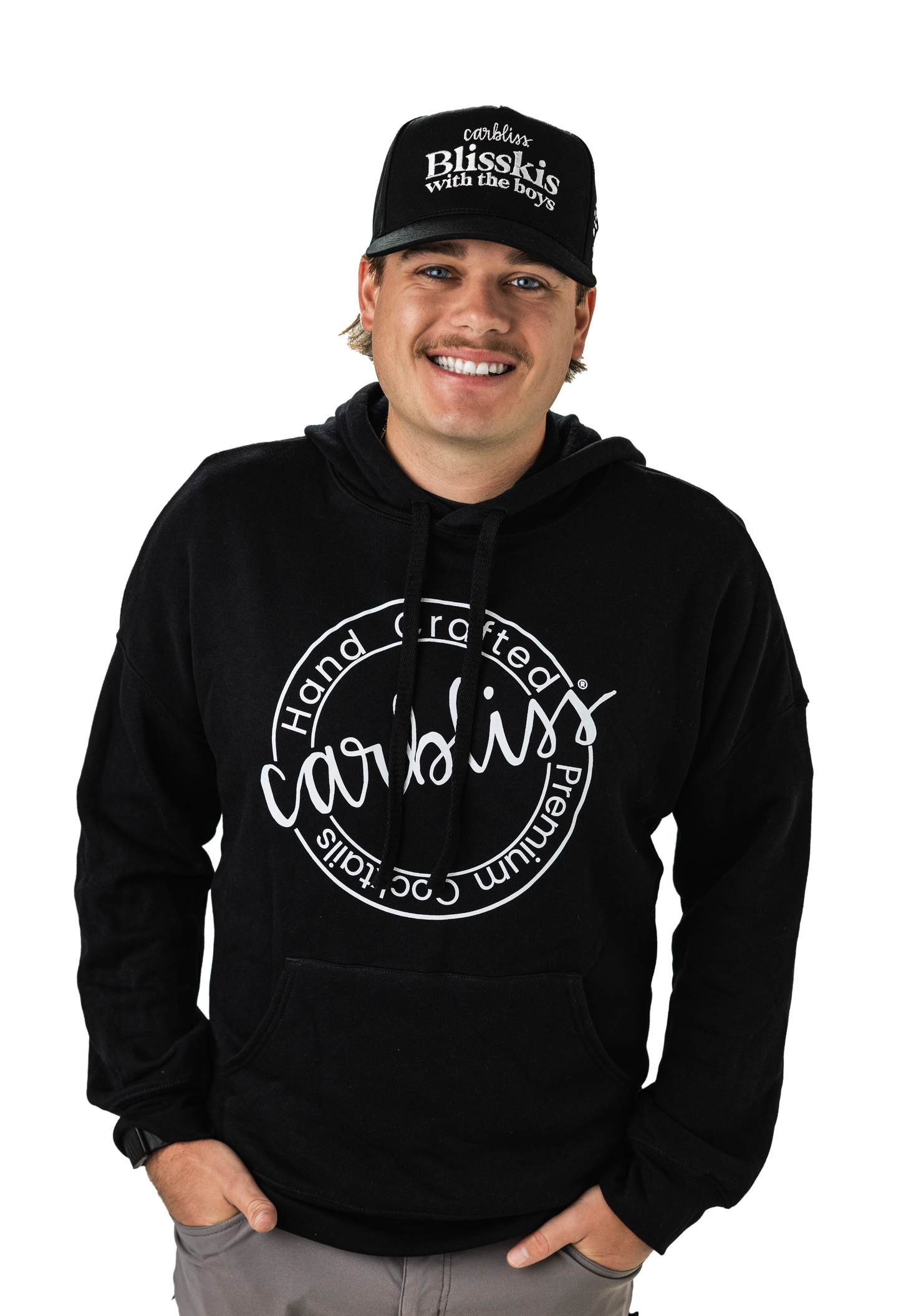 Man wearing Blisskis hat