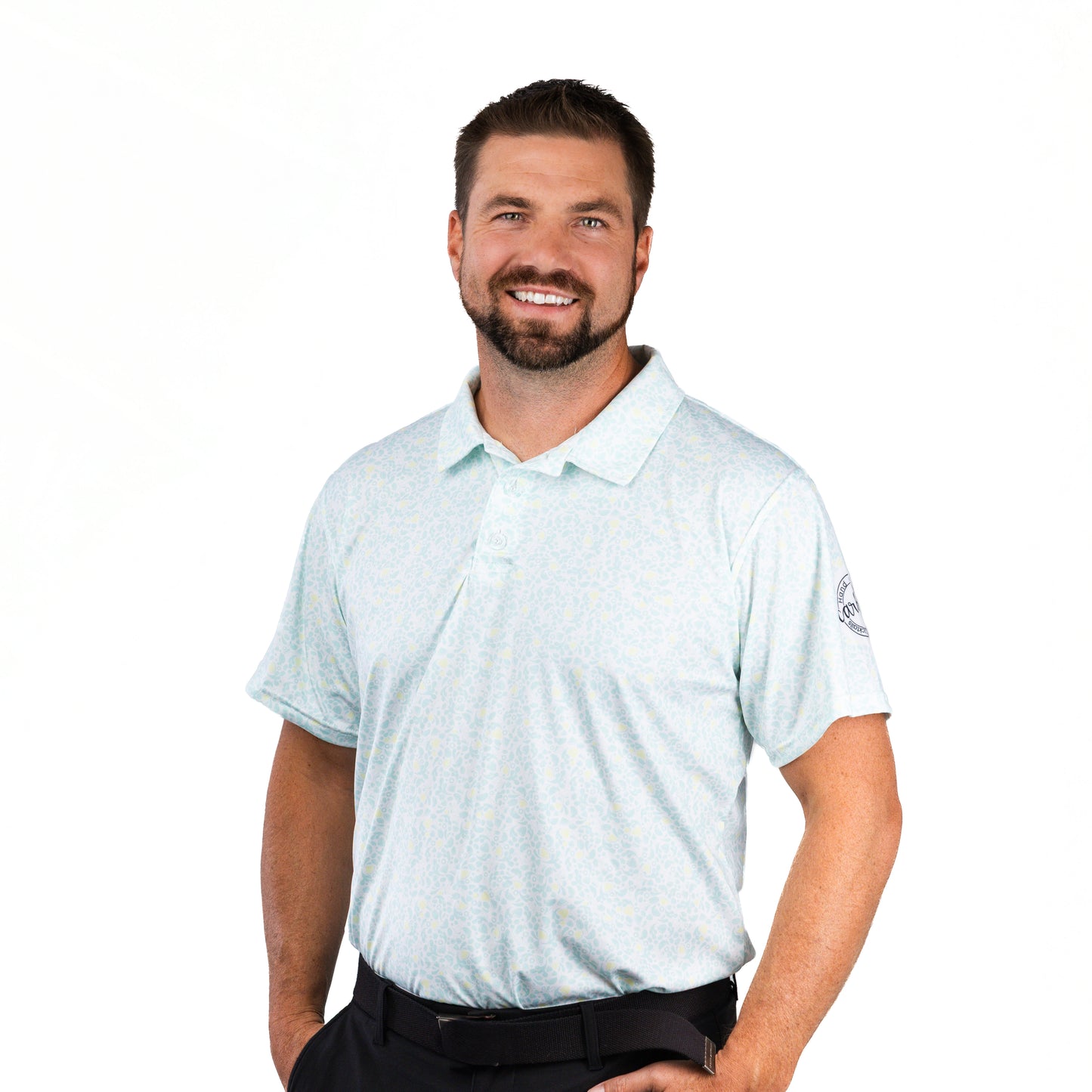 Carbliss Watermelon Golf Polo