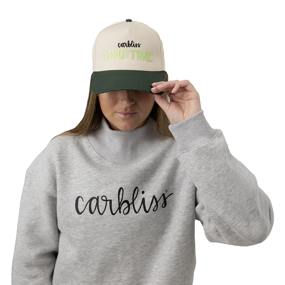 Model wearing Lime Time Hat