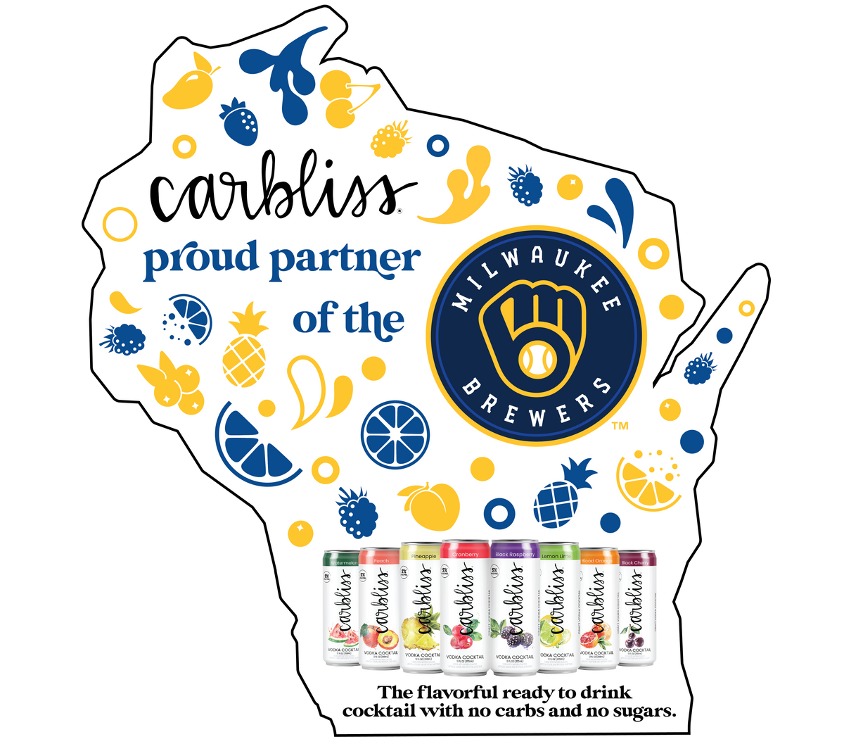 Brewers Tin Tacker Sign