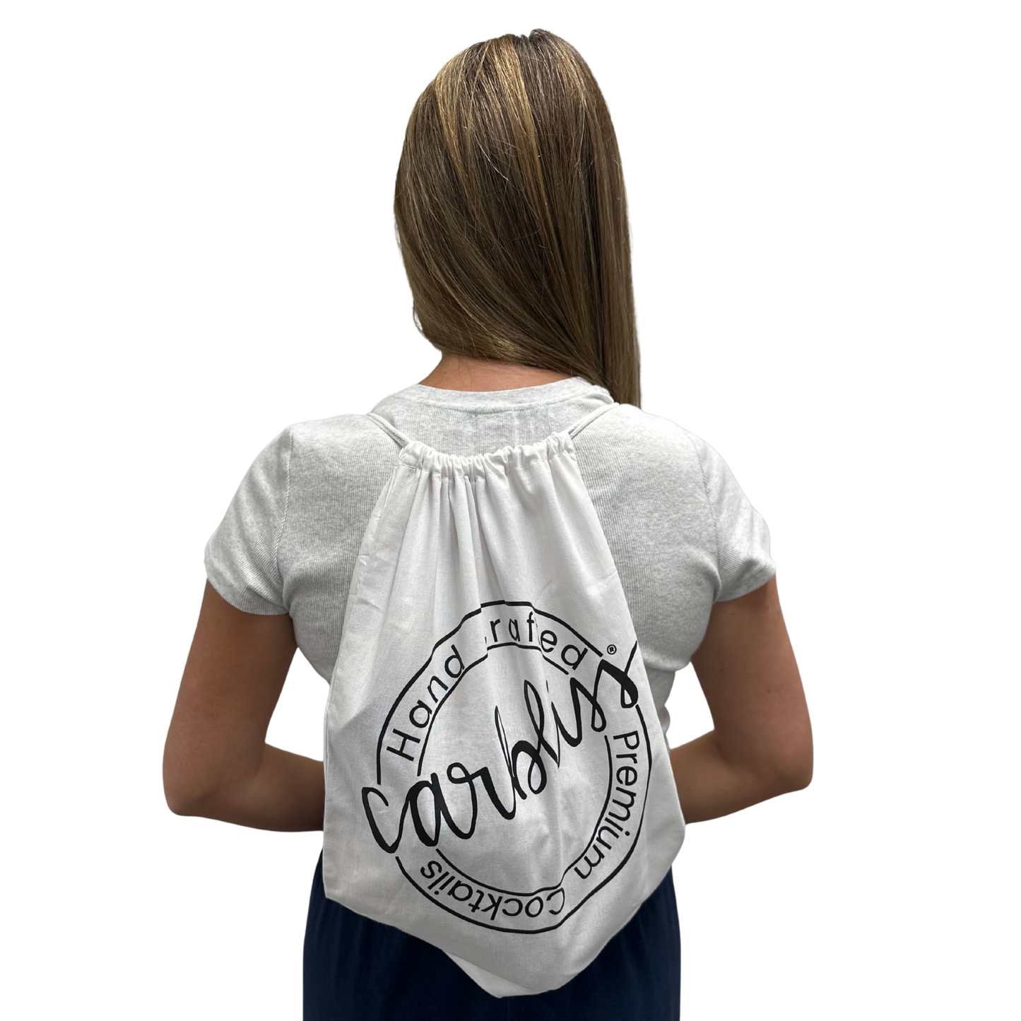 White Cinch Bag