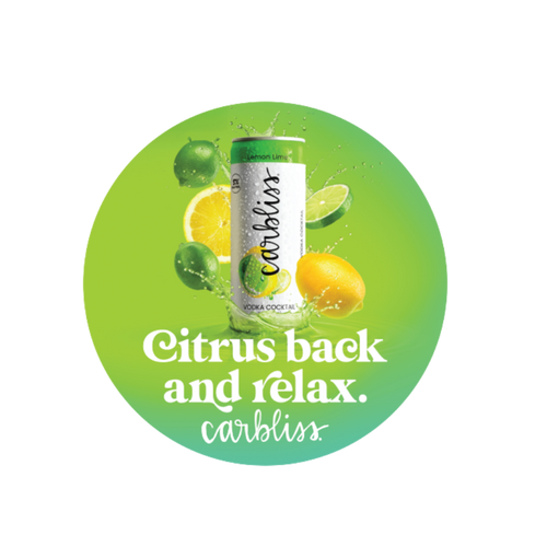 Citrus Back and Relax Sticker