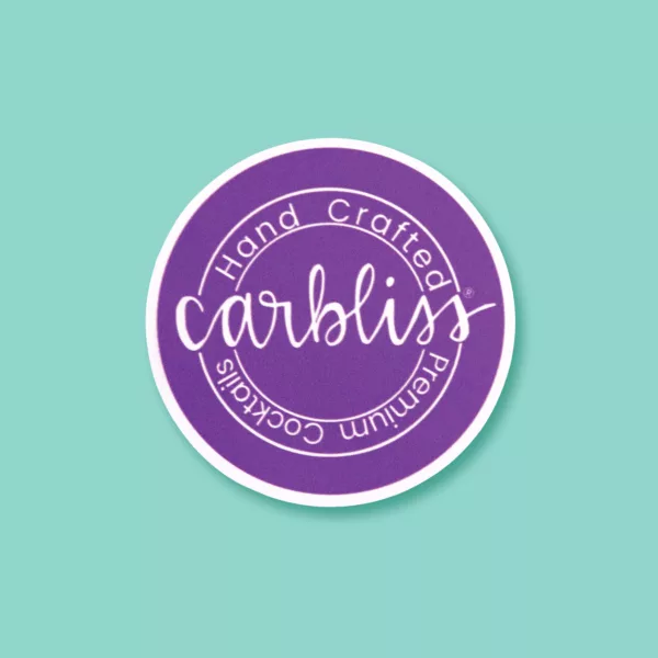 Carbliss logo with purple background