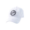 Black Carbliss logo on white baseball hat